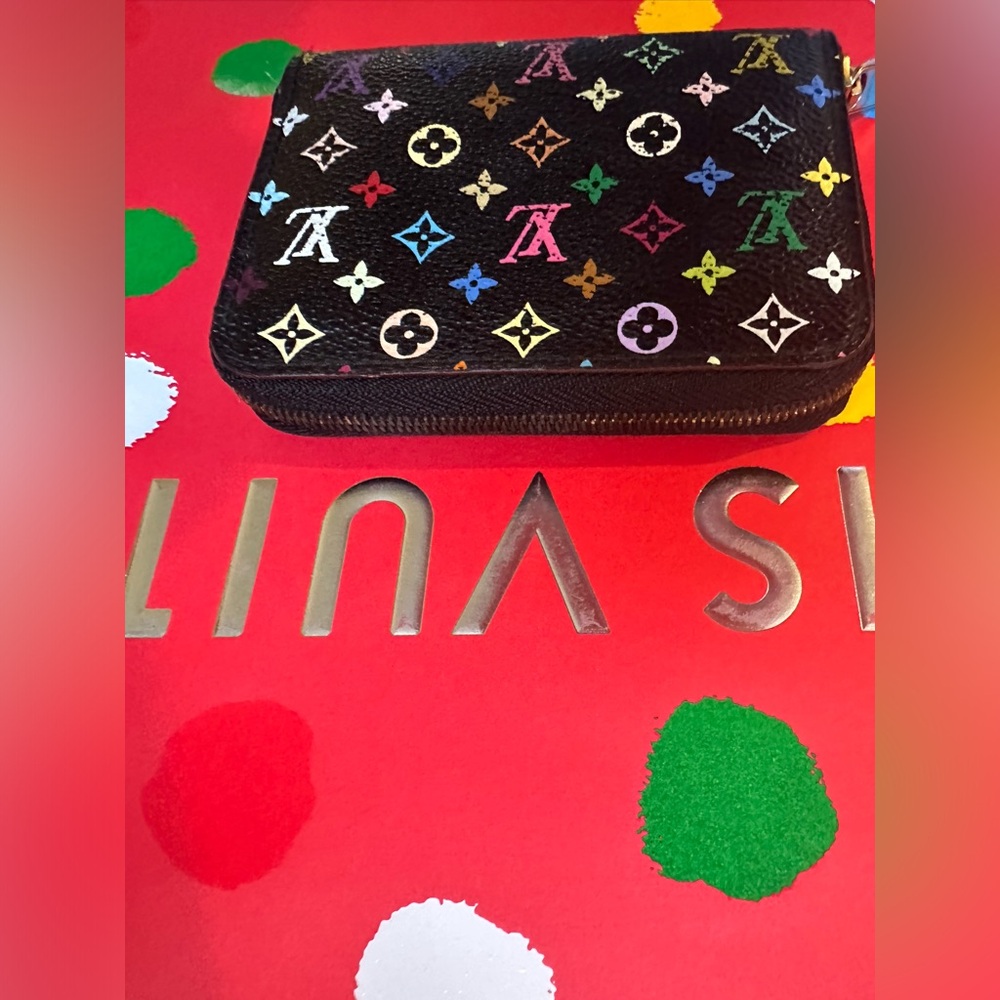 Louis Vuitton Takashi Murakami Zippy Compact Wallet Multicolor - Picture 5 of 10